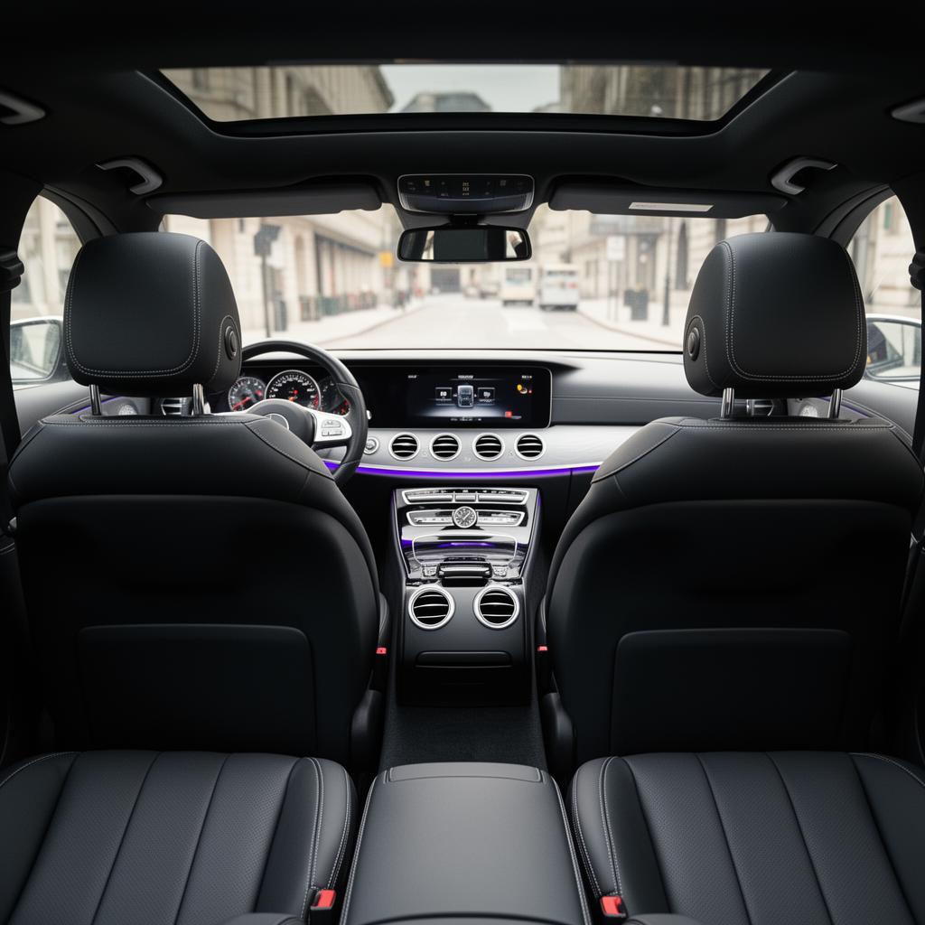 Luxe interieur Mercedes E220 Estate
